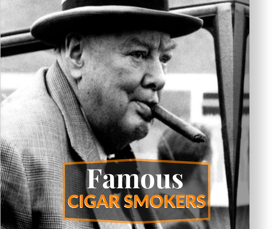 famous cigar smokers - Winston Churchill
